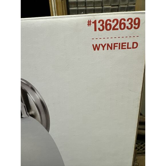NEW Project Source #1362639 3 Light Bar-Brushed Nickel-White Milk Glass Wynfield - Picture 3 of 5